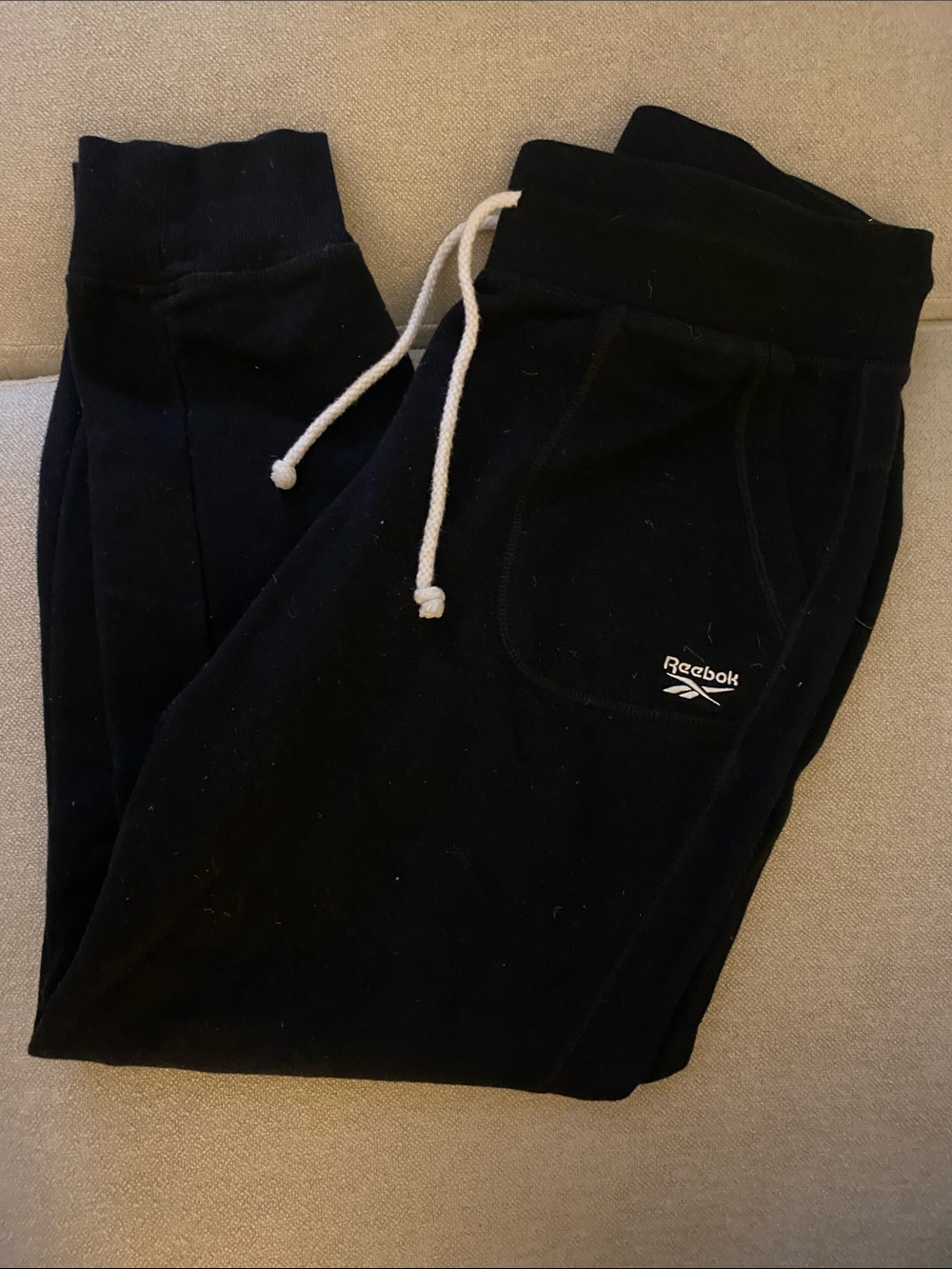 Reebok Black Women’s Drawstring Jogger Pants